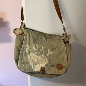 Roxy green messenger bag